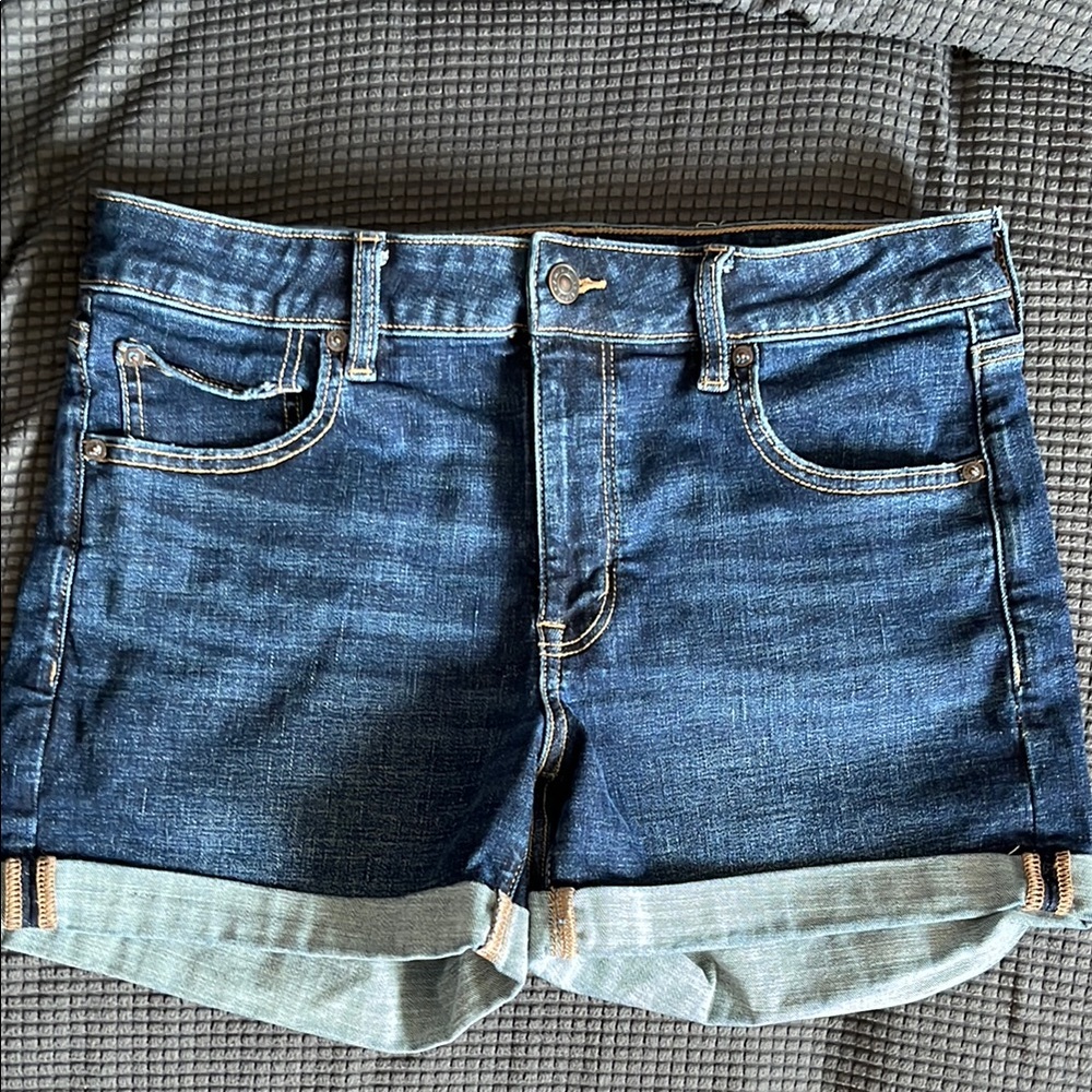 American Eagle Outfitters Dark Blue Jean Shorts
